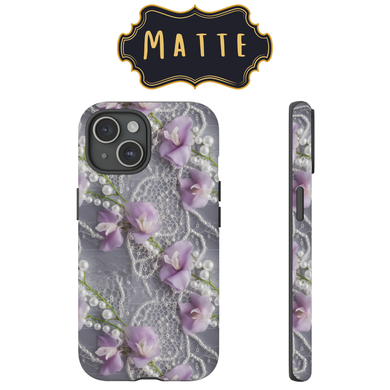 Purple Sweet Pea Tough Cases for Samsung Galaxy S10, Samsung Galaxy S10E, and Samsung Galaxy S10 Plus