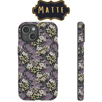 Thumbnail for White Flowers on a Purple Bed - Tough Case for Samsung Galaxy S10, Samsung Galaxy S10E, and Samsung Galaxy S10 Plus