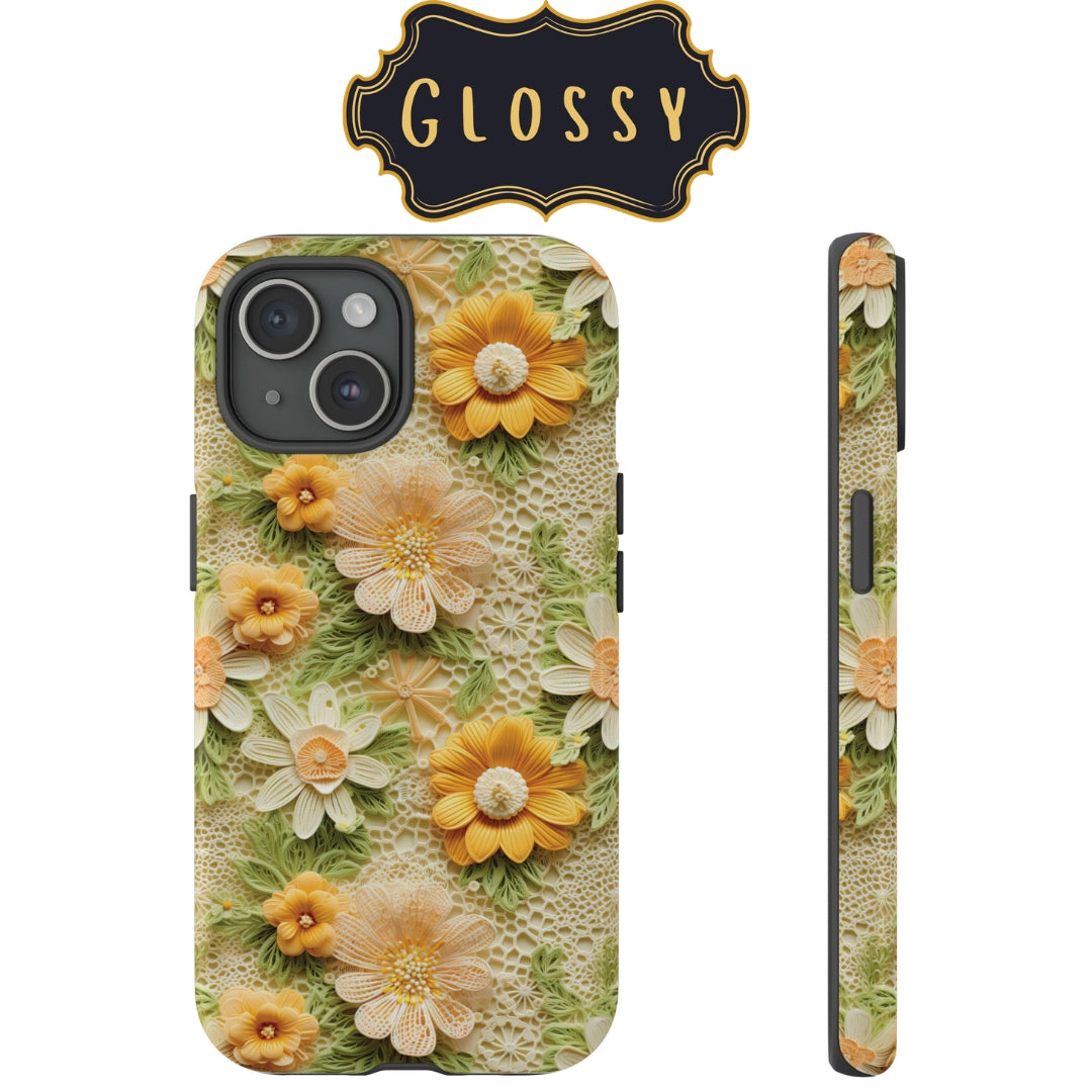 Meadow Sunshine - Impact-Resistant Case for Samsung Galaxy S22, Samsung Galaxy S22 Plus, and Samsung Galaxy S22 Ultra. Supports Wireless Charging.