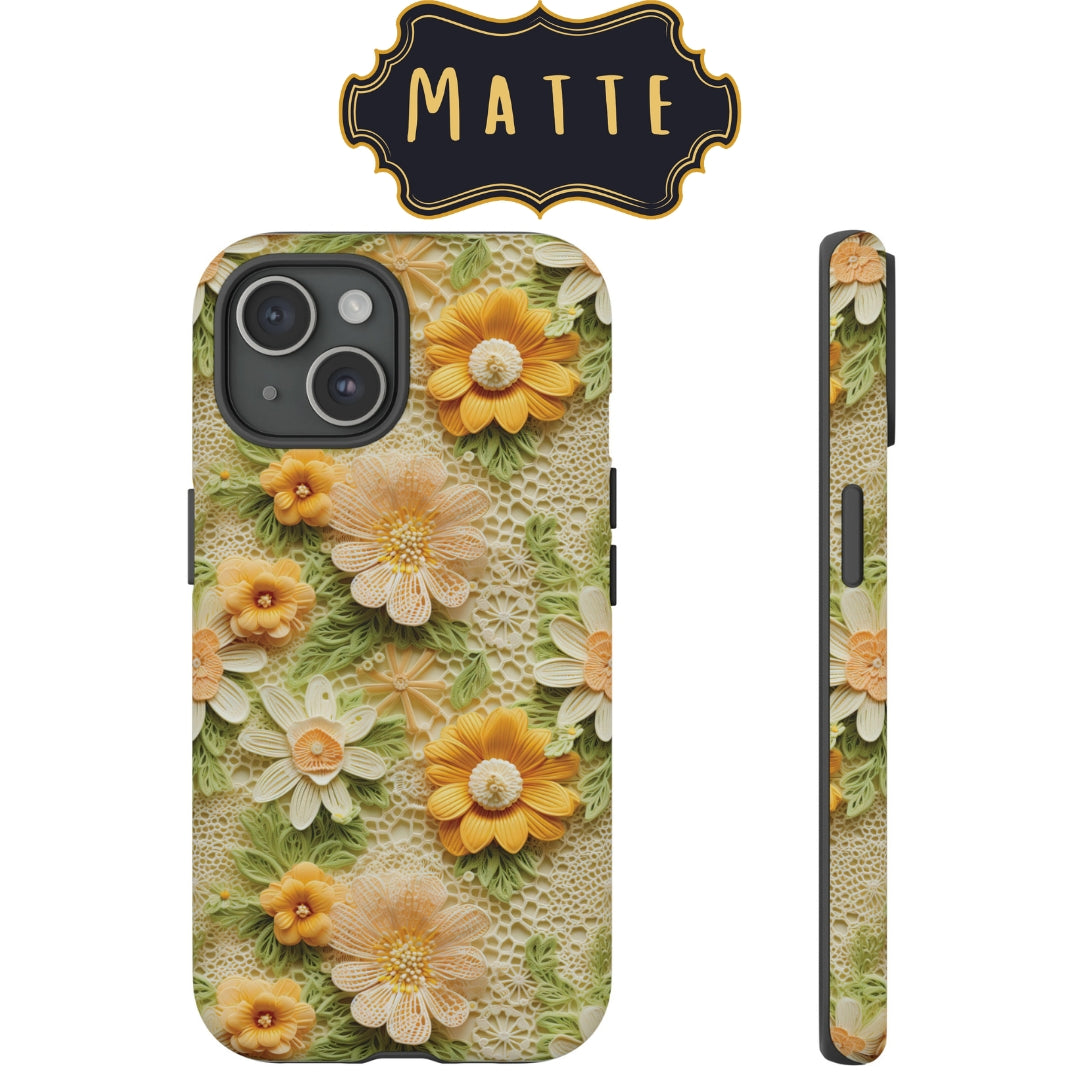 Meadow Sunshine - Impact-Resistant Case for Samsung Galaxy S21, Samsung Galaxy S21 Plus, and Samsung Galaxy S21 Ultra. Supports Wireless Charging.