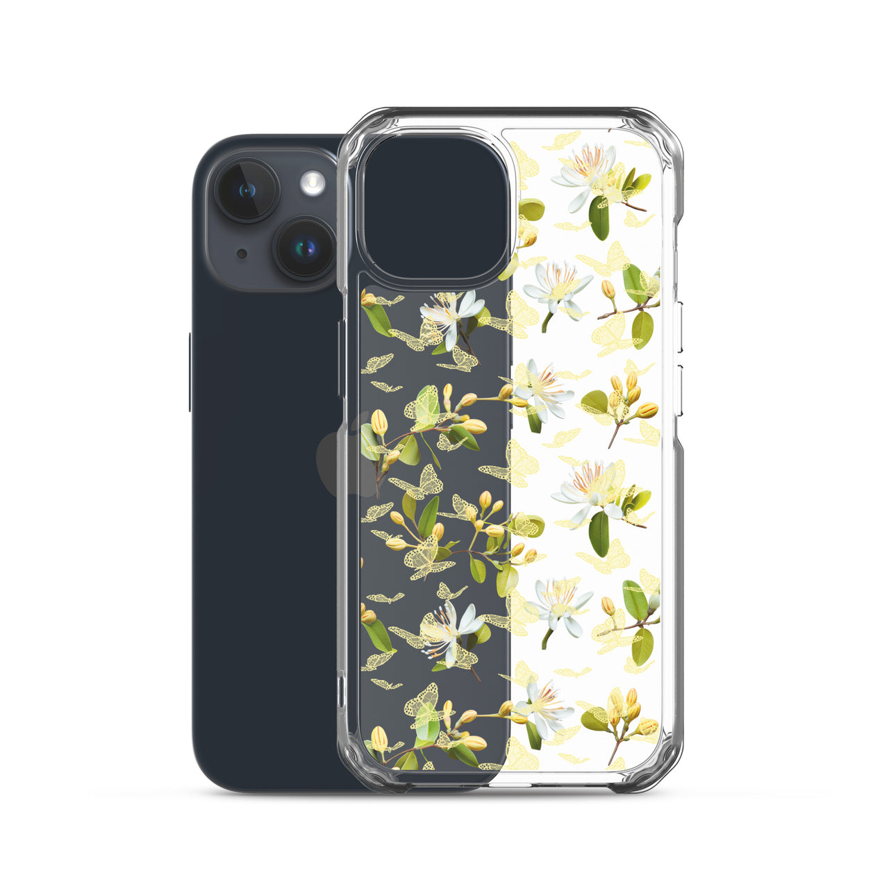 *Clear Case* Lace Butterfly - iPhone 15, iPhone 15 Pro, iPhone 15 Plus, & iPhone 15 Pro Max