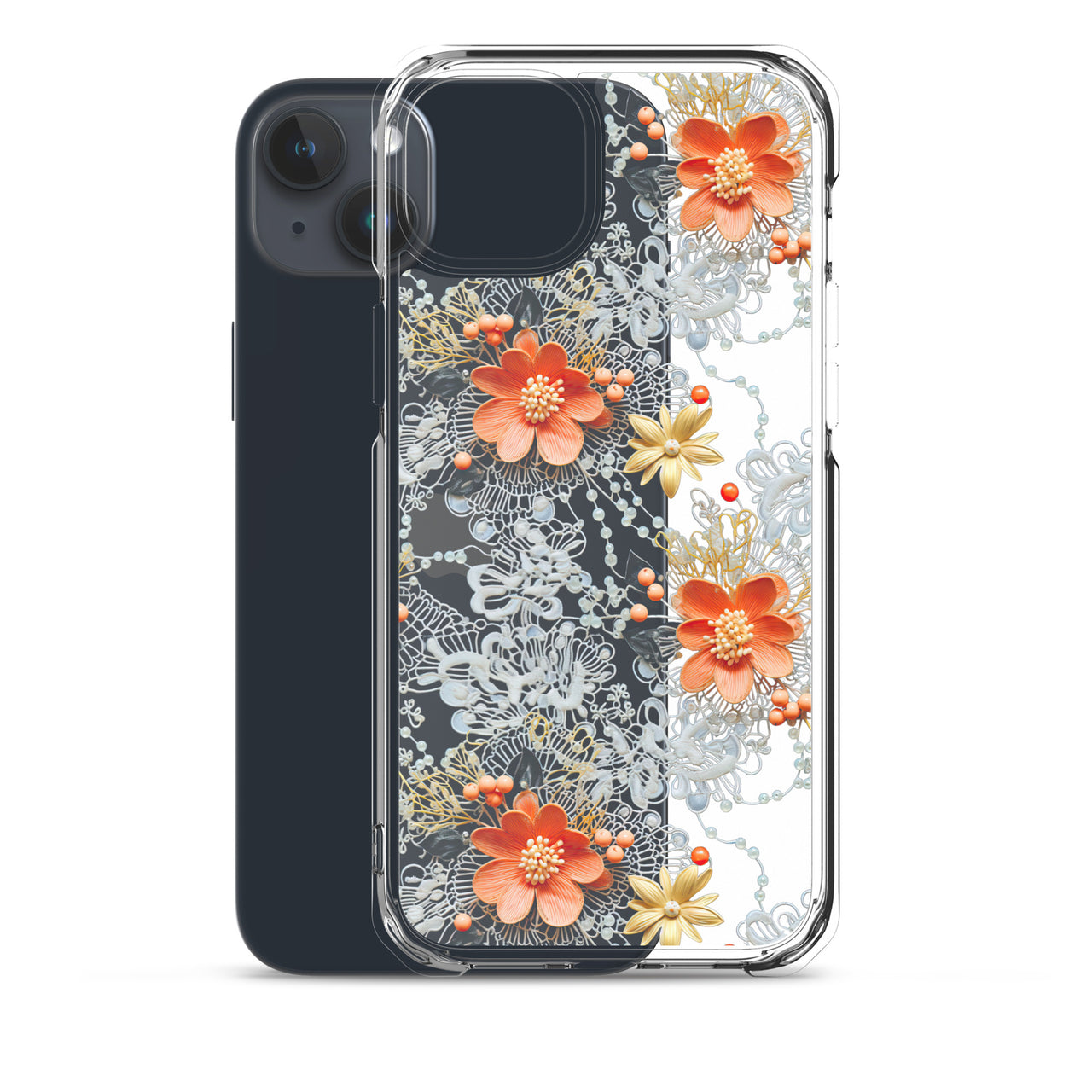 *Clear Case* Peach Perfection - iPhone 15, iPhone 15 Pro, iPhone 15 Plus, & iPhone 15 Pro Max