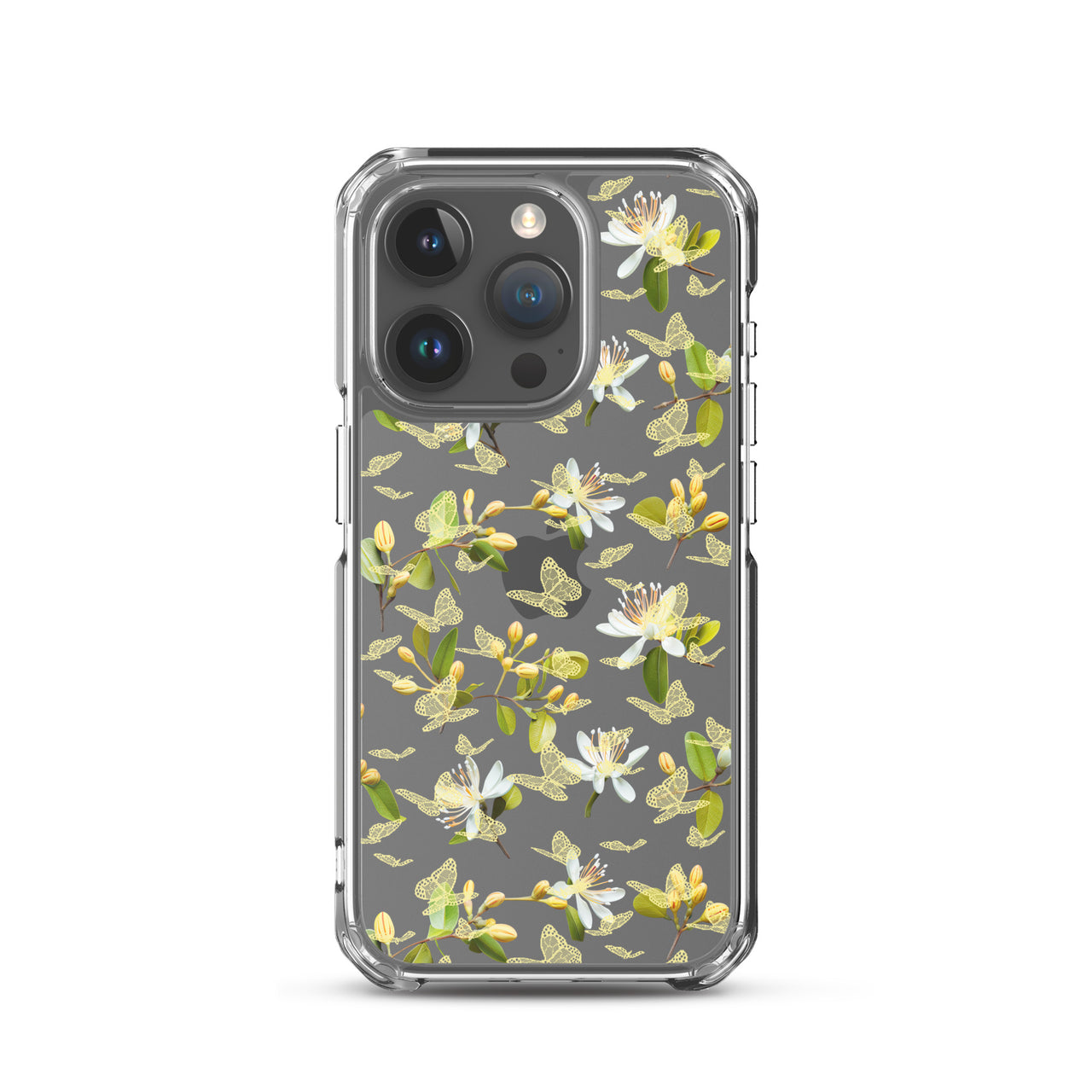 *Clear Case* Lace Butterfly - iPhone 15, iPhone 15 Pro, iPhone 15 Plus, & iPhone 15 Pro Max