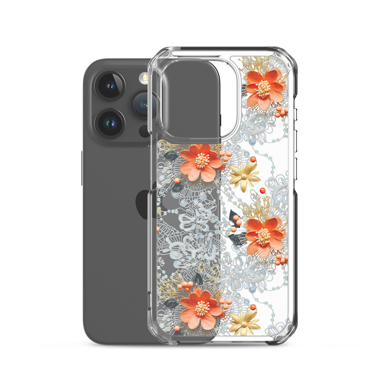 *Clear Case* Peach Perfection - iPhone 15, iPhone 15 Pro, iPhone 15 Plus, & iPhone 15 Pro Max