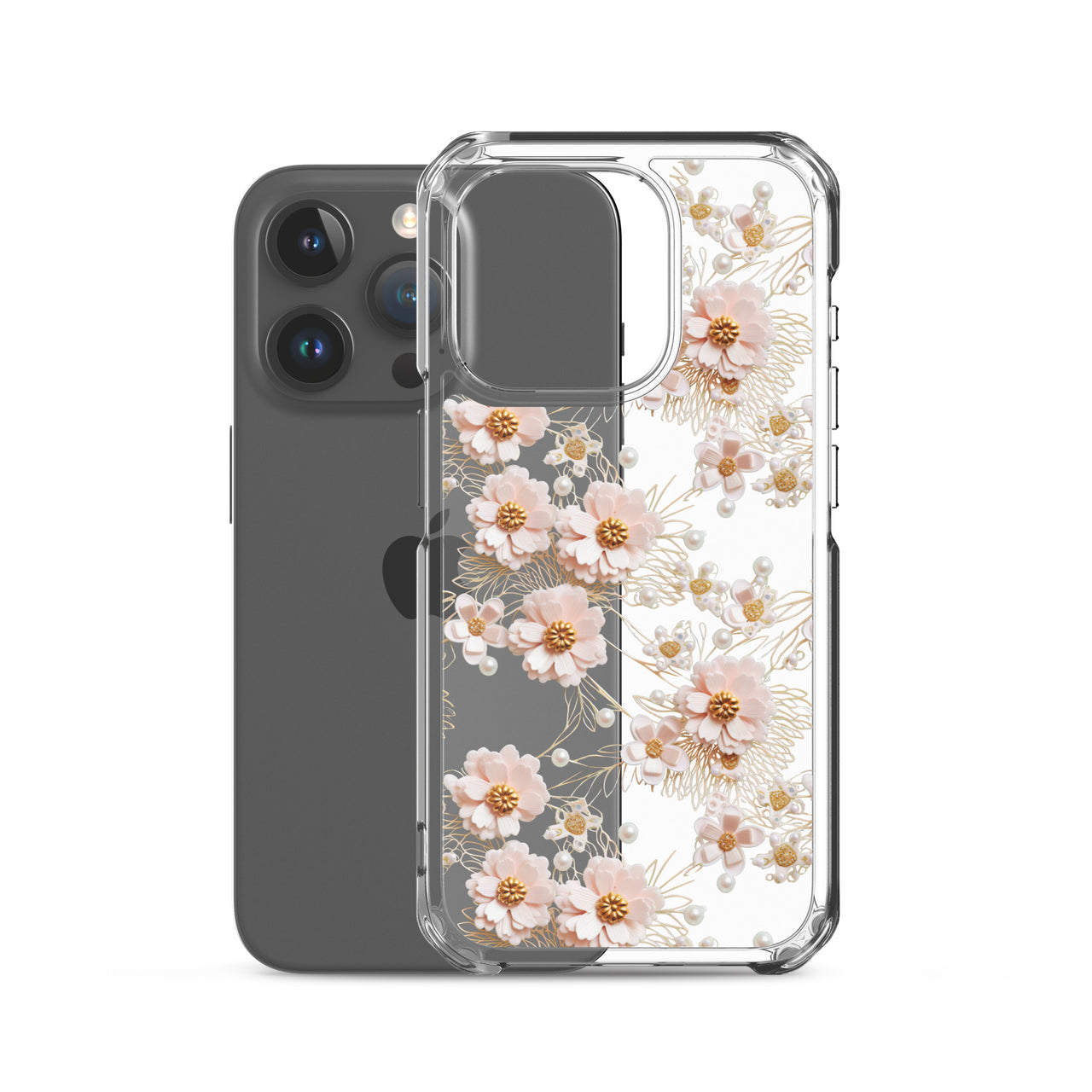 *Clear Case* Pretty in Pink - iPhone 15, iPhone 15 Pro, iPhone 15 Plus, & iPhone 15 Pro Max