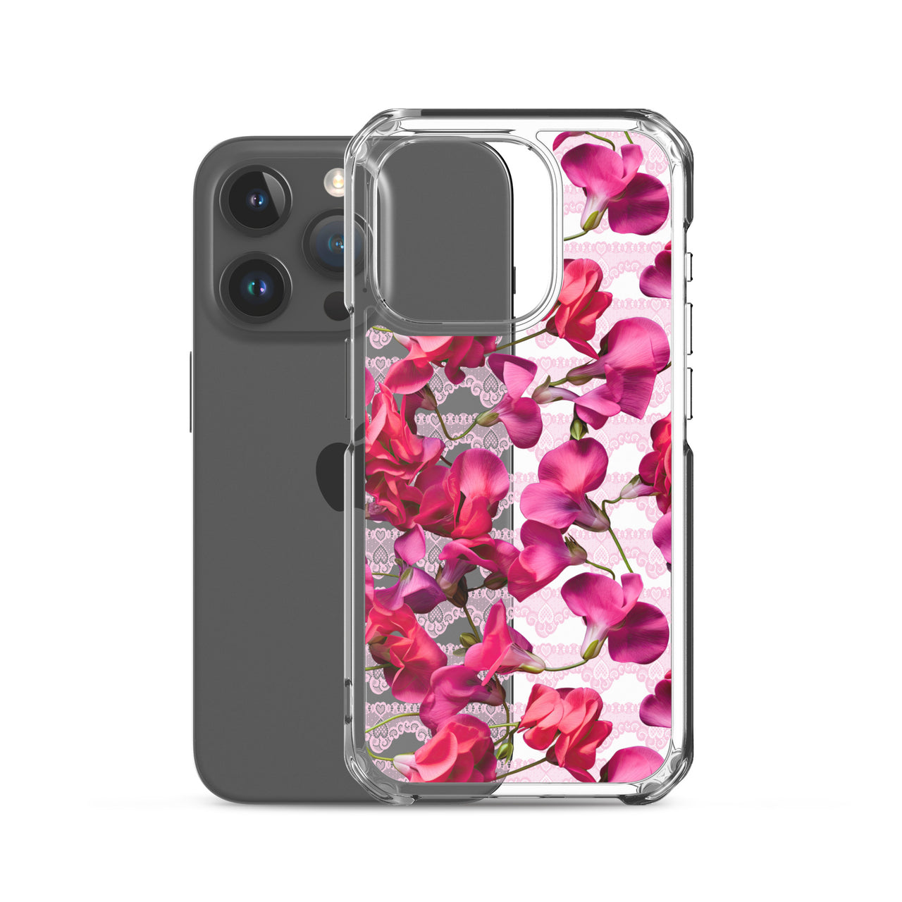 *Clear Case* The Sweetest Pea - iPhone 15, iPhone 15 Pro, iPhone 15 Plus, & iPhone 15 Pro Max