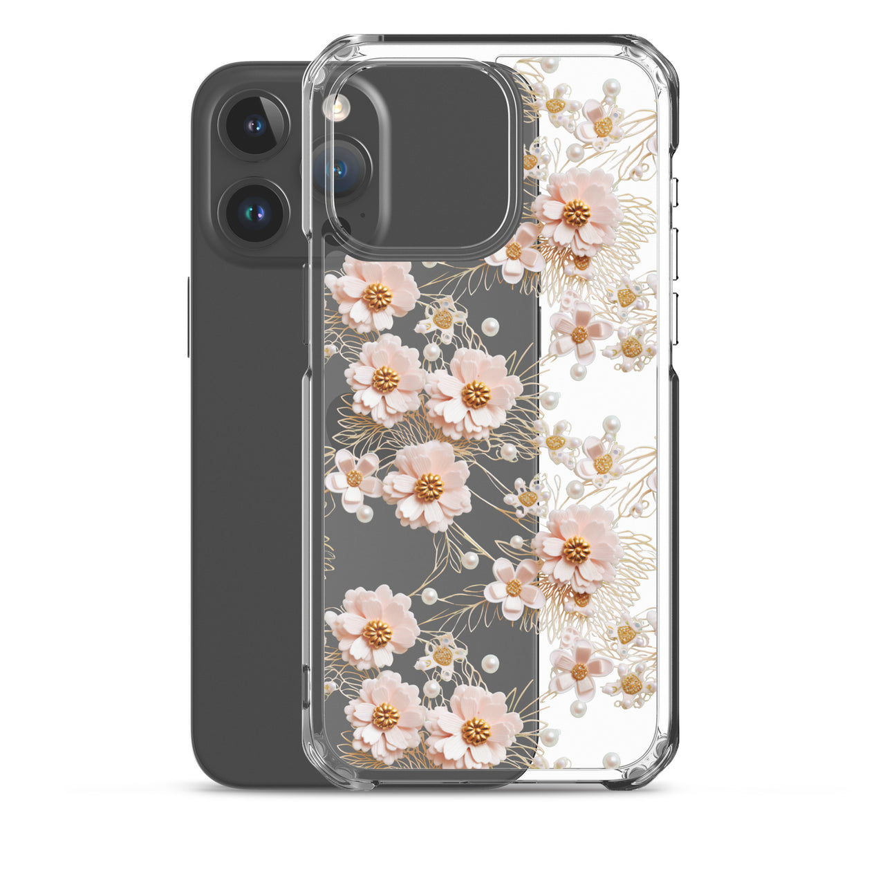 *Clear Case* Pretty in Pink - iPhone 15, iPhone 15 Pro, iPhone 15 Plus, & iPhone 15 Pro Max