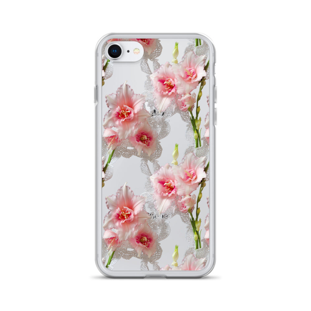 *Clear Case* Gladioli Garden - iPhone 8 & iPhone 7