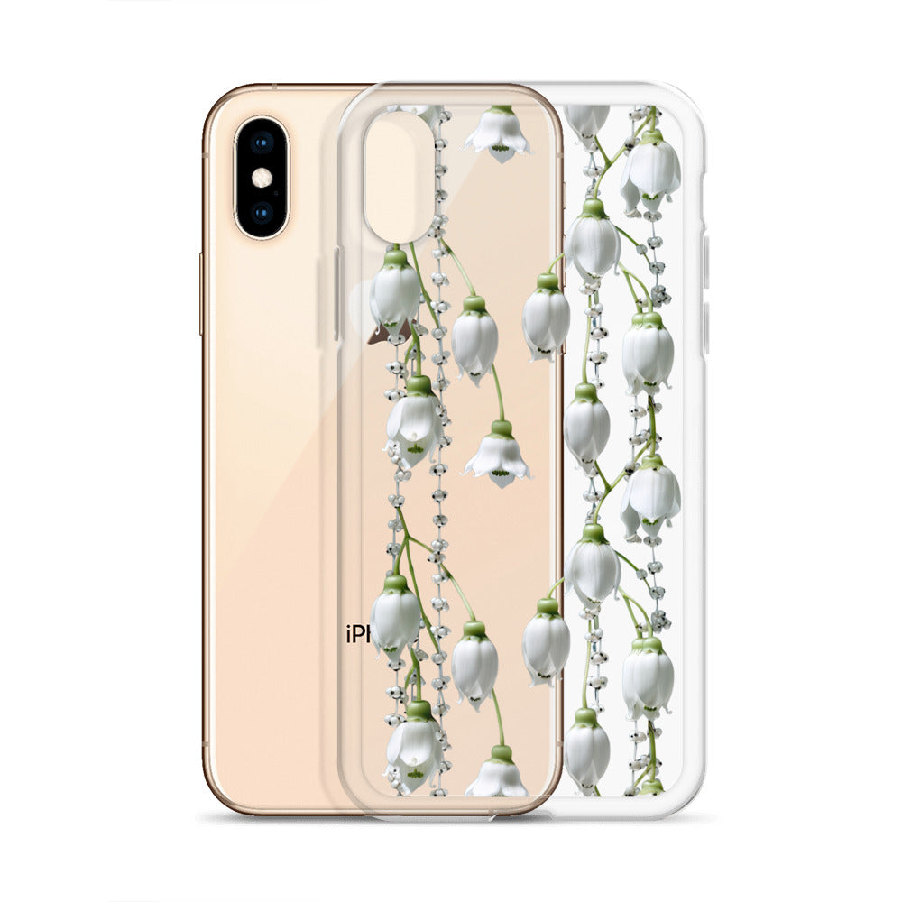 *Clear Case* Canterbury Bells - iPhone X, iPhone XS, & iPhone XR