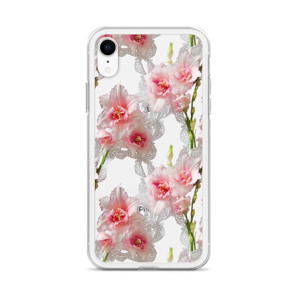 *Clear Case* Gladioli Garden - iPhone X, iPhone XS, & iPhone XR