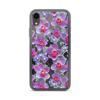 Thumbnail for *Clear Case* Fuchsia Orchid - iPhone X, iPhone XS, & iPhone XR