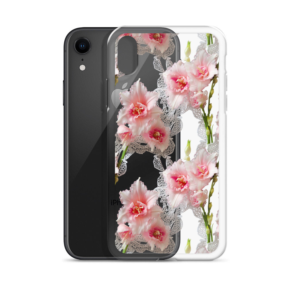 *Clear Case* Gladioli Garden - iPhone X, iPhone XS, & iPhone XR