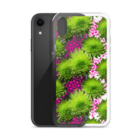 Thumbnail for *Clear Case* Green Mums and Lace - iPhone X, iPhone XS, & iPhone XR