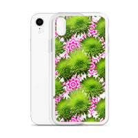 Thumbnail for *Clear Case* Green Mums and Lace - iPhone X, iPhone XS, & iPhone XR