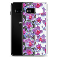 Thumbnail for *Clear Case* Fuchsia Orchid - Samsung Galaxy S10, Samsung Galaxy S10e, & Samsung Galaxy S10+