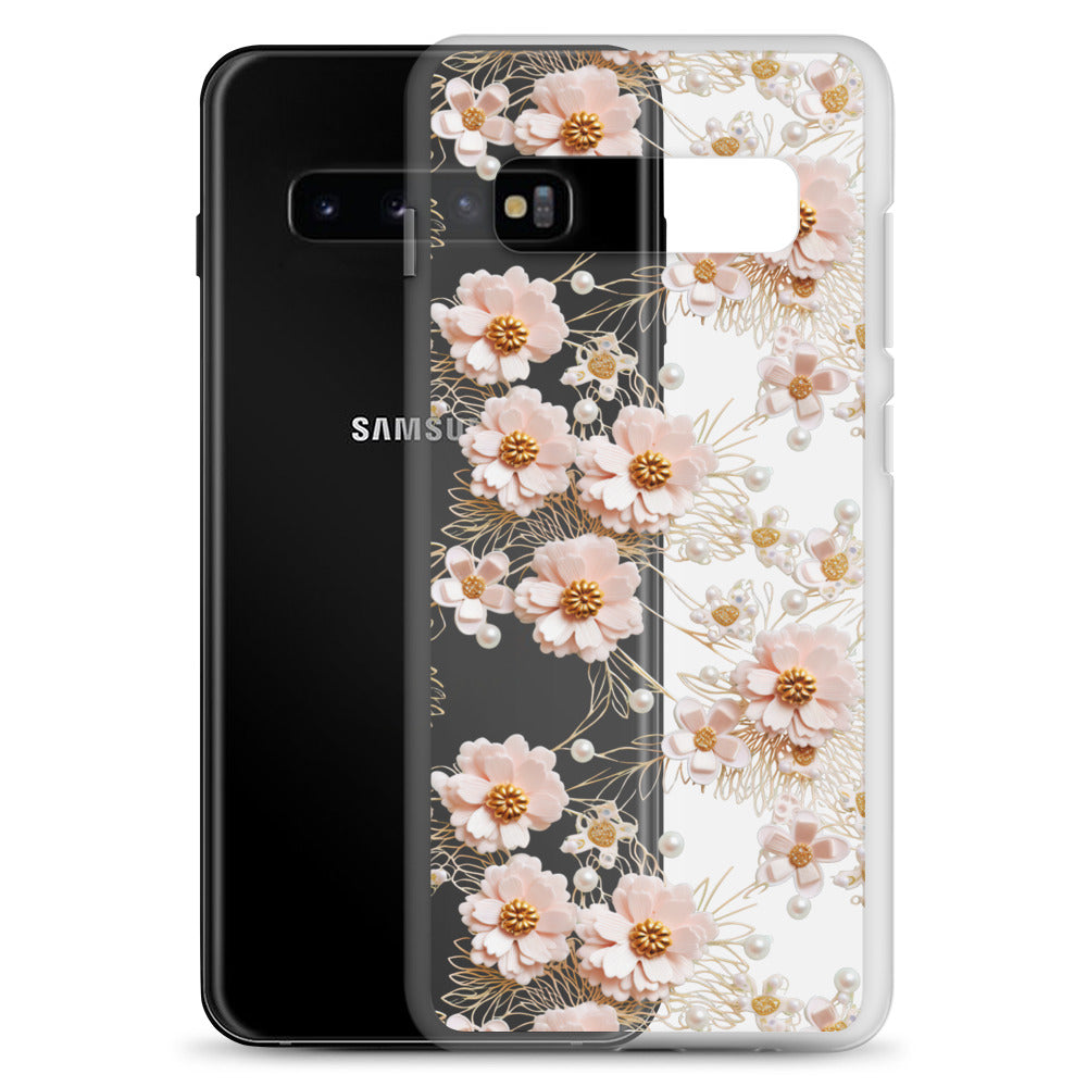 *Clear Case* Pretty in Pink - Samsung Galaxy S10, Samsung Galaxy S10e, & Samsung Galaxy S10+