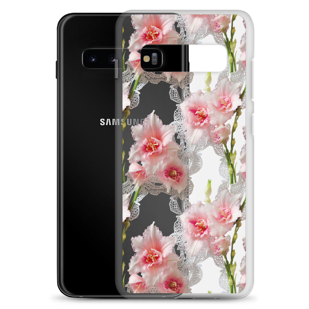 *Clear Case* Gladioli Garden - Samsung Galaxy S10, Samsung Galaxy S10e, & Samsung Galaxy S10+