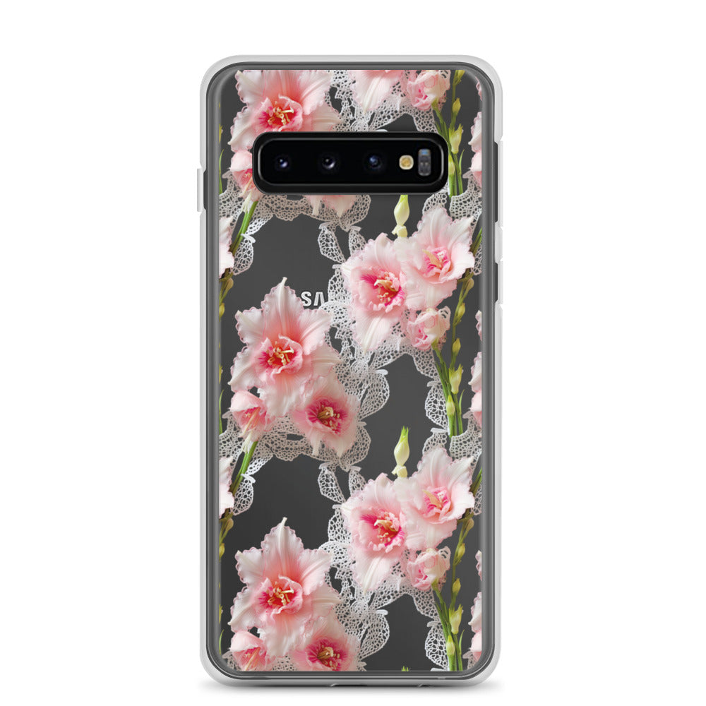 *Clear Case* Gladioli Garden - Samsung Galaxy S10, Samsung Galaxy S10e, & Samsung Galaxy S10+