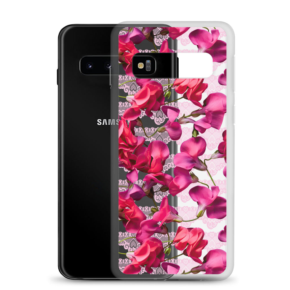 *Clear Case* The Sweetest Pea - Samsung Galaxy S10, Samsung Galaxy S10e, & Samsung Galaxy S10+