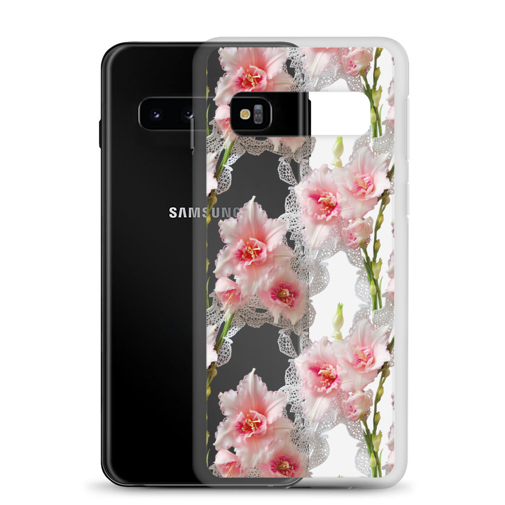 *Clear Case* Gladioli Garden - Samsung Galaxy S10, Samsung Galaxy S10e, & Samsung Galaxy S10+