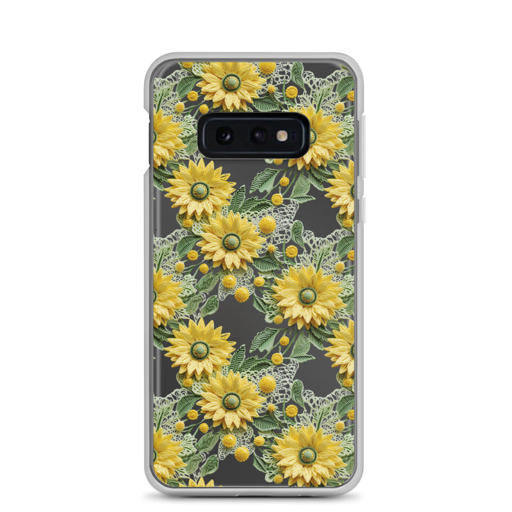 *Clear Case* Whimsical Sunflowers - Samsung Galaxy S10, Samsung Galaxy S10e, & Samsung Galaxy S10+