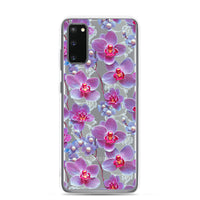 Thumbnail for *Clear Case* Fuchsia Orchid - Samsung Galaxy S20, Samsung Galaxy S20 FE, Samsung Galaxy S20 Ultra, & Samsung Galaxy S20 Plus