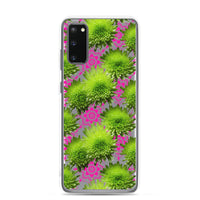 Thumbnail for *Clear Case* Green Mums and Lace - Samsung Galaxy S20, Samsung Galaxy S20 FE, Samsung Galaxy S20 Ultra, & Samsung Galaxy S20 Plus