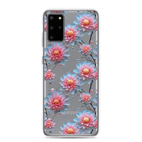 Thumbnail for *Clear Case* Pink and Blue Glass Flowers - Samsung Galaxy S20, Samsung Galaxy S20 FE, Samsung Galaxy S20 Ultra, & Samsung Galaxy S20 Plus