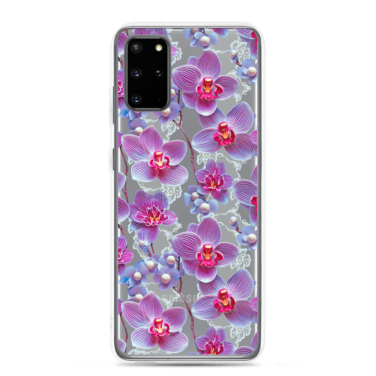 *Clear Case* Fuchsia Orchid - Samsung Galaxy S20, Samsung Galaxy S20 FE, Samsung Galaxy S20 Ultra, & Samsung Galaxy S20 Plus