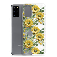 Thumbnail for *Clear Case* Whimsical Sunflowers - Samsung Galaxy S20, Samsung Galaxy S20 FE, Samsung Galaxy S20 Ultra, & Samsung Galaxy S20 Plus