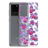 Thumbnail for *Clear Case* Fuchsia Orchid - Samsung Galaxy S20, Samsung Galaxy S20 FE, Samsung Galaxy S20 Ultra, & Samsung Galaxy S20 Plus