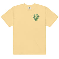 Thumbnail for Embroidered Shamrock Unisex Garment-dyed Heavyweight T-shirt